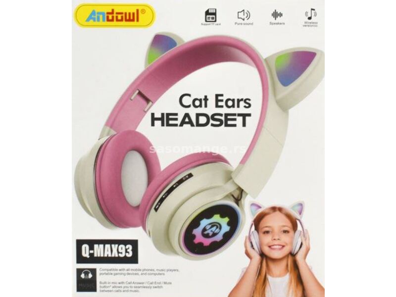 Slušalice za decu cat ears Q-max93 headset