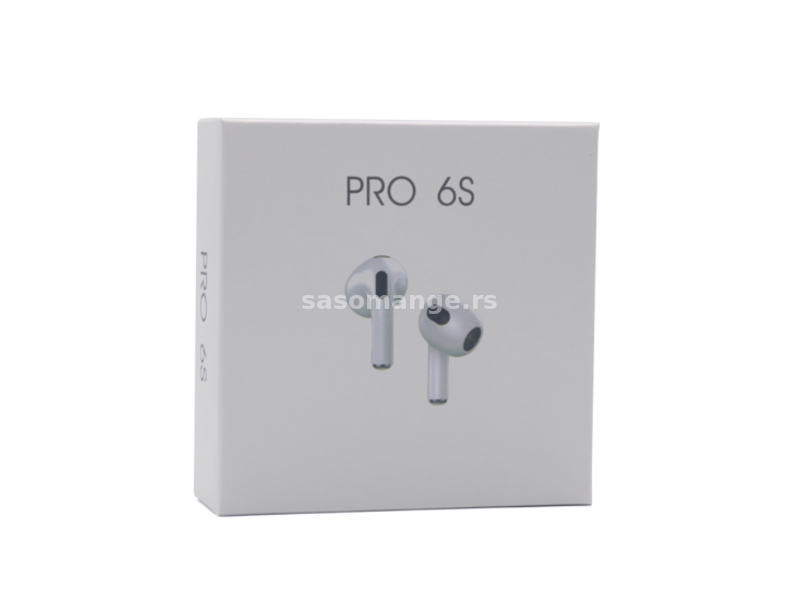 Slušalice Bluetooth Airpods AP6S bele boje