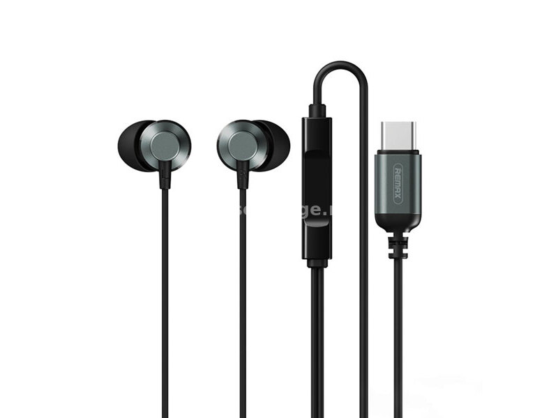 Slušalice REMAX RM-512a Type C sive boje