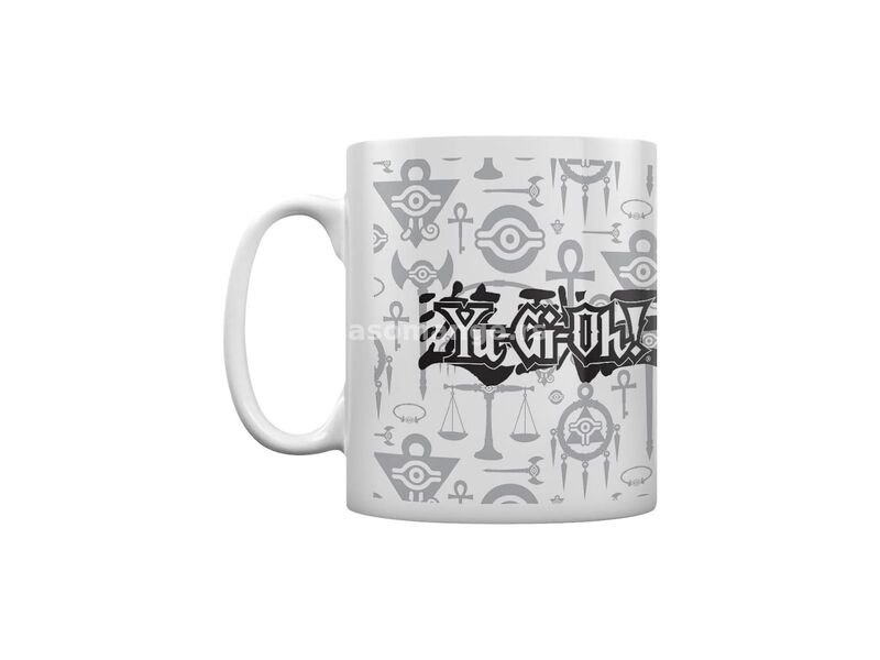 Šolja Yu-gi-oh! - Logo - Black &amp; White Mug