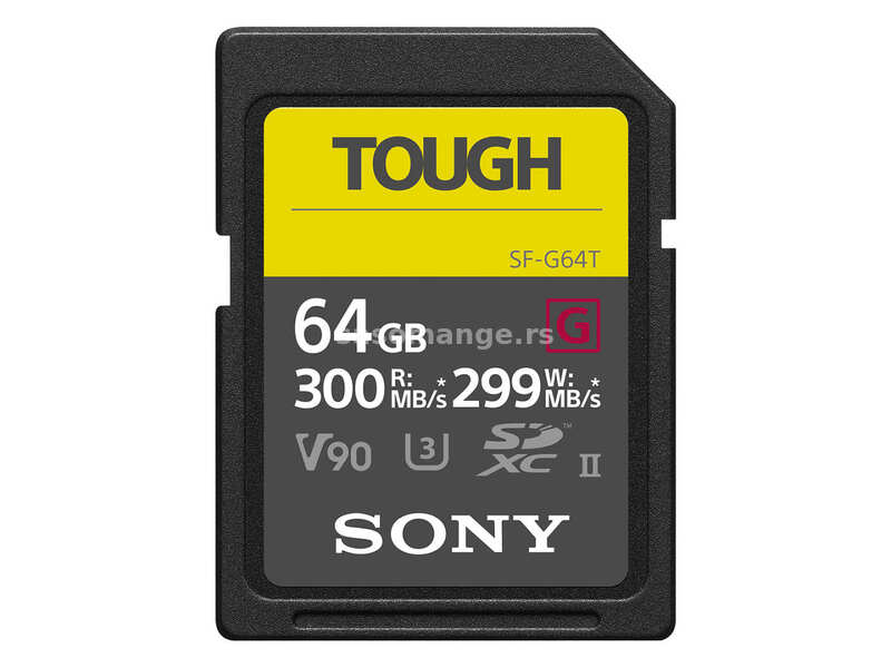 Sony SDXC 64GB SF-G Tough UHS-II 300MB/s