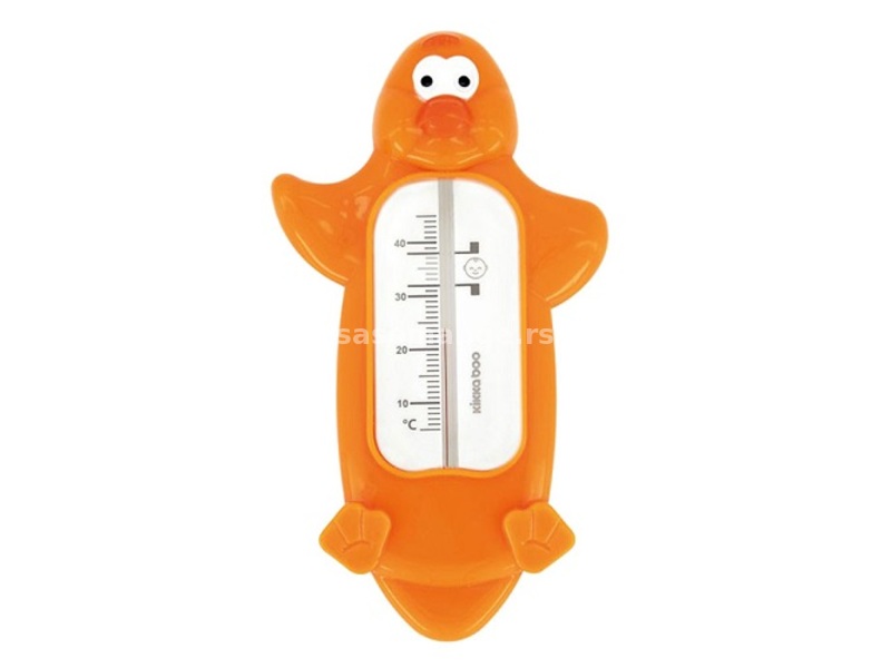 Termometar za kadicu Penguin orange