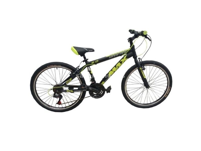 Bicikl MAX 24 Warfare crno/zeleni
