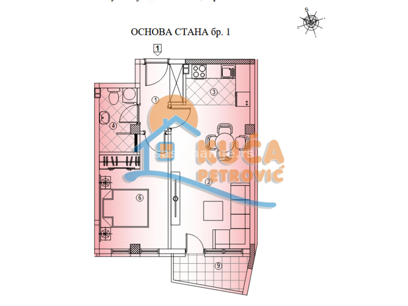 Novogradnja na Crvenom pevcu, 1.5, 49 m2, povrat PDV-a