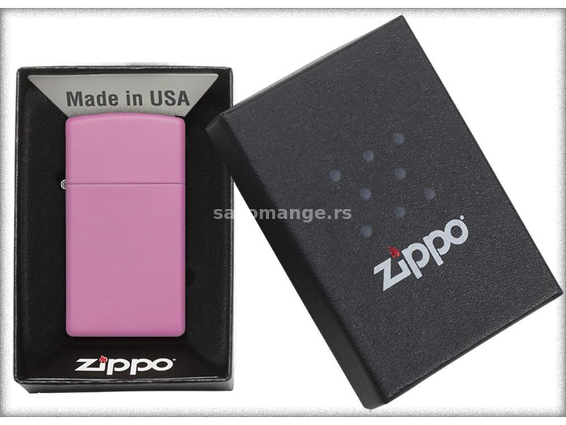 Zippo Upaljač 1638 Slim Pink Matte 4979