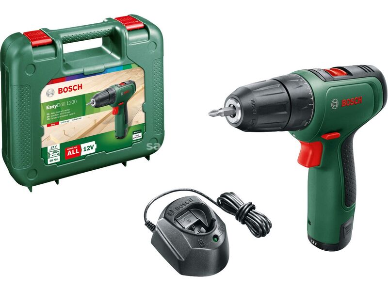 Akumulatorska bušilica - odvrtač Bosch EasyDrill 1200; 1x1,5Ah (06039D3006)