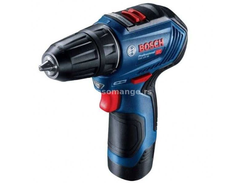 BOSCH Akumulatorska bušilica - odvrtač GSR 12V-30 / 2x2.0Ah