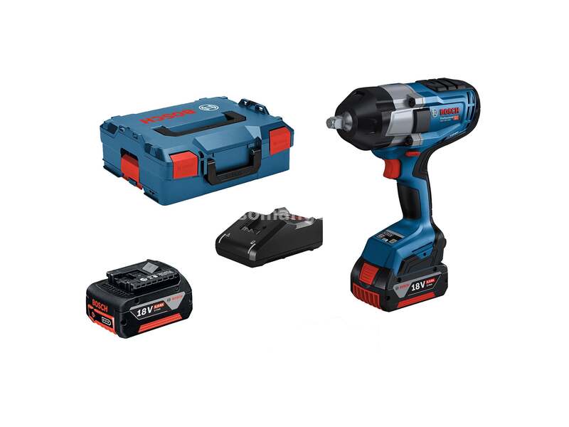 Bosch GDS 18V-1000 Bosch udarni odvijač +2x 5Ah baterije+ L-boxx kofer (06019J8304)