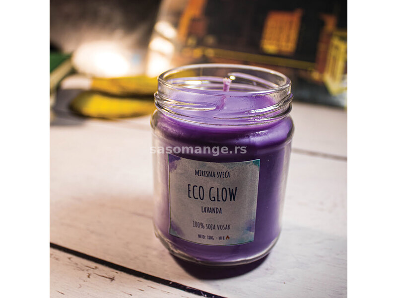 Eco Glow - Ametist - mirisna sveća