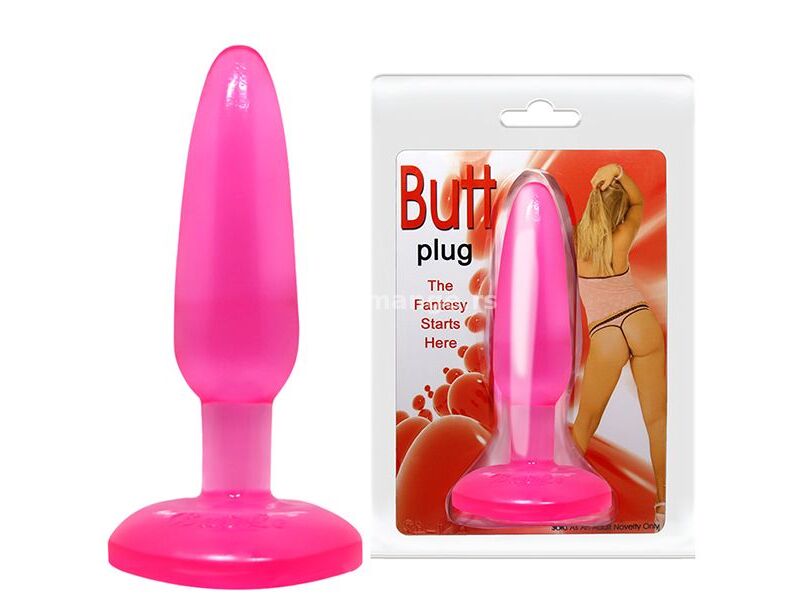 Pink analni dildo 14cm