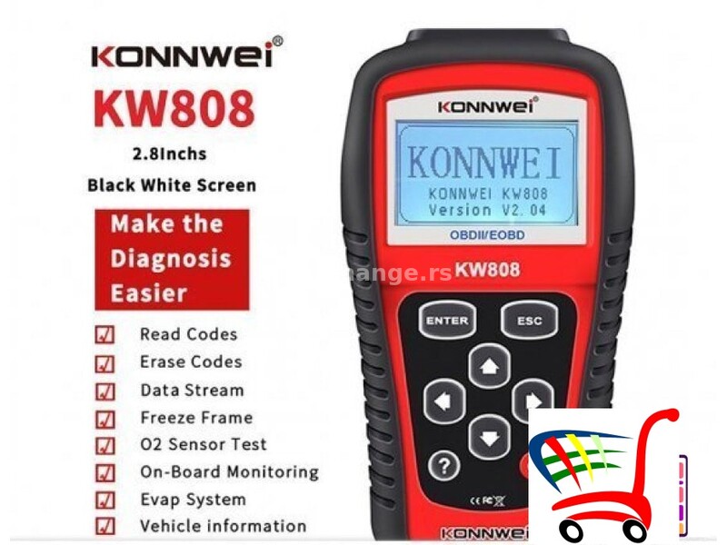 Auto dijagnostika- Konnwei KW808-AUTO-AUTO-DIJAGNOSTIKA-auto - Auto dijagnostika- Konnwei KW808-A...