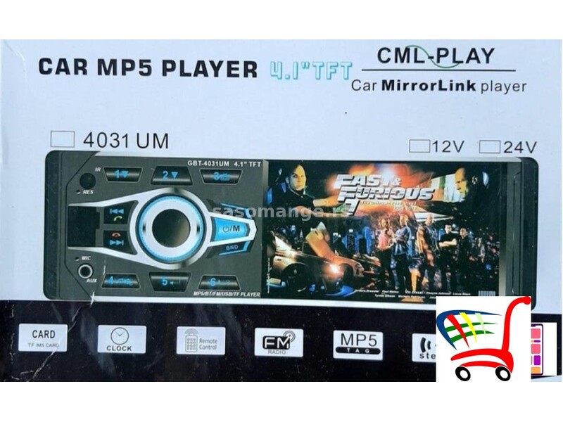 Auto mp5 mp3 player usb/sd card - Auto mp5 mp3 player usb/sd card