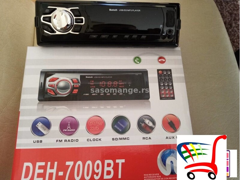 Auto Radio DEH-7009 - skidanje pločice - 4x60wati - Auto Radio DEH-7009 - skidanje pločice - 4x60...