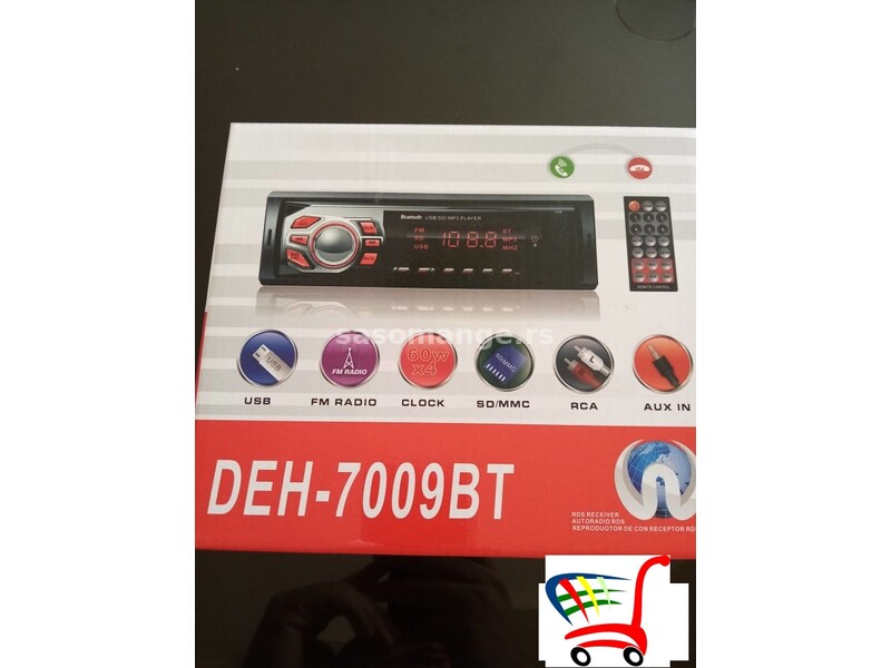 Auto Radio DEH-7009 - skidanje pločice - 4x60wati - Auto Radio DEH-7009 - skidanje pločice - 4x60...