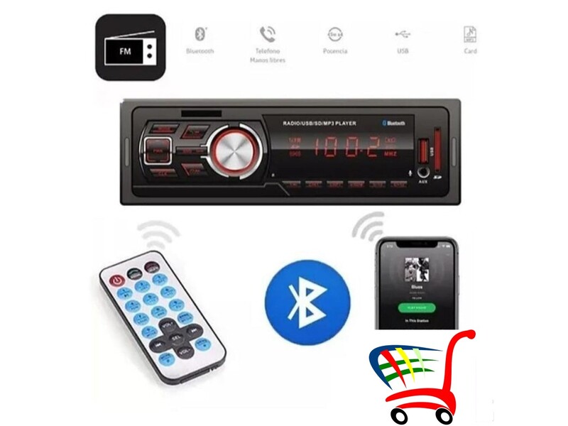Auto Radio sa Bluetooth-MP3-USB-SD Nov model 626 - Auto Radio sa Bluetooth-MP3-USB-SD Nov model 626