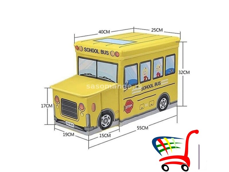 Autobus kutija za igracke - Autobus kutija za igracke