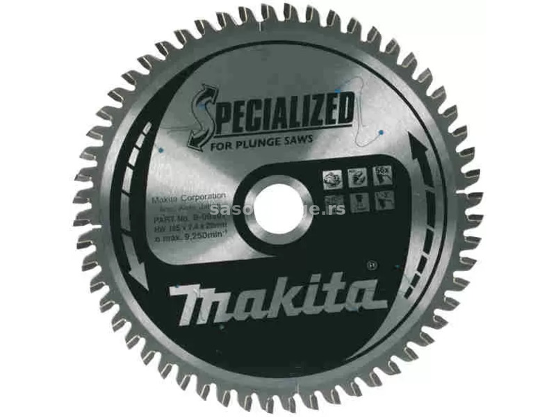 List testere za aluminijum Specialized 160x60x30 Makita