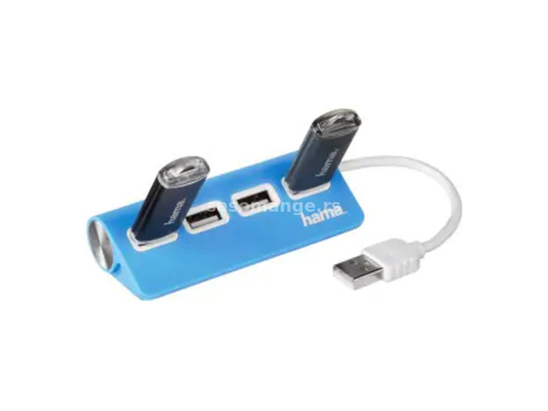 USB 2.0 HUB 1:4 plavi HAMA