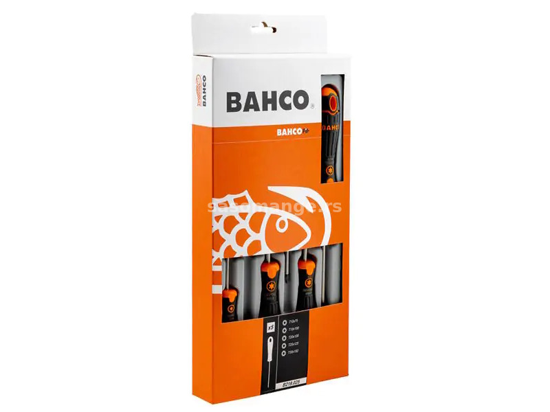 Bahco set odvijača TORX/5 T10-T30