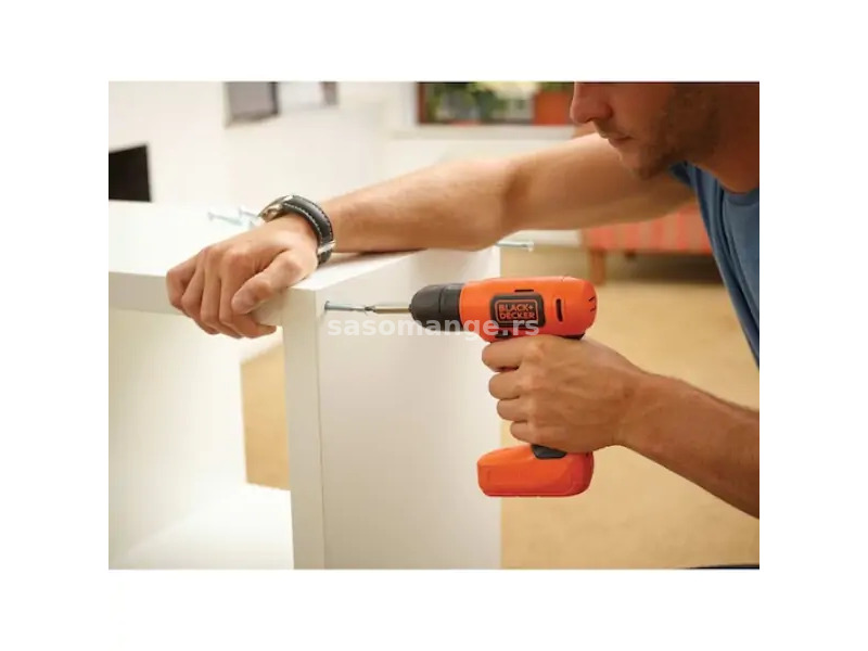 Black&amp;Decker BDCD8 Aku bušilica - šrafilica, 1.5Ah