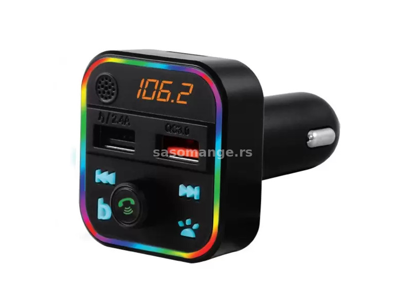 Bluetooth FM transmiter i USB auto punjač BT74 PROSTO