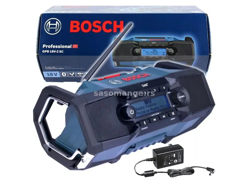 Bosch GPB 18V-2 SC Solo akumulatorski radio 06014A3100