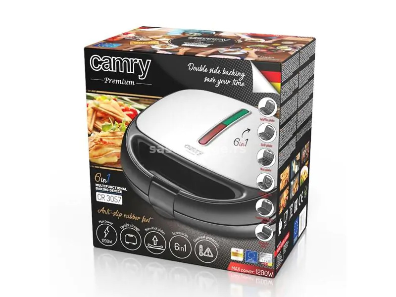 CAMRY CR3057 multi-funkcionalni toster 6u1 1200W