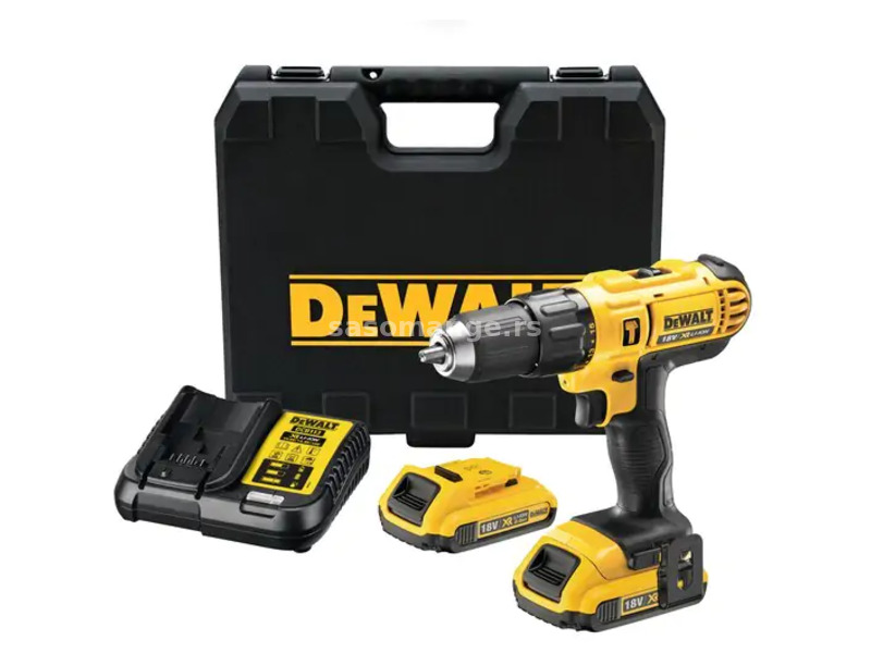 DeWalt akumulatorska vibraciona bušilica 18V XR DCD776D2