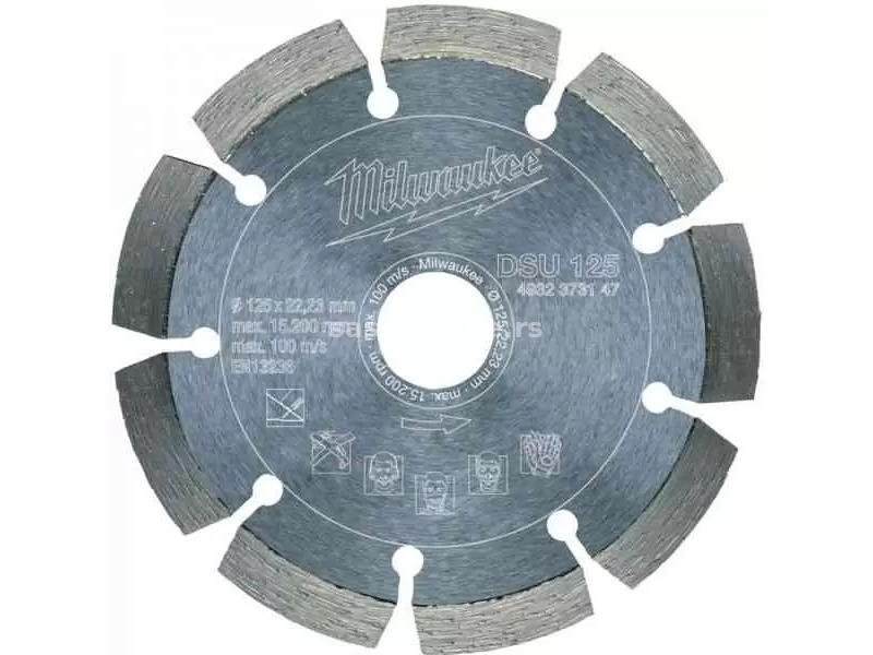 Dijamantski rezni disk 125mm DSU125 Milwaukee