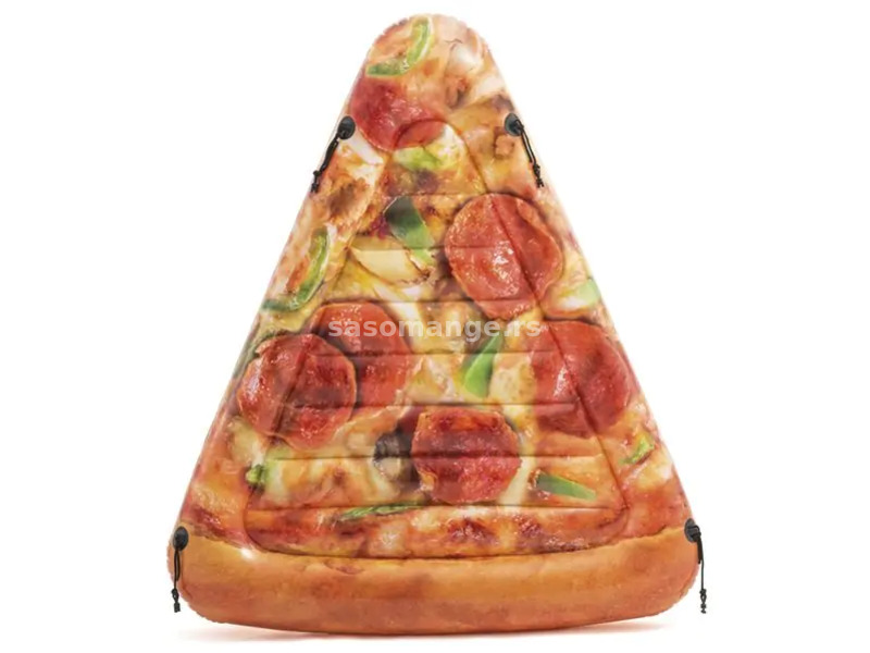 Dušek na naduvavanje oblika Pizze 175×145 cm INTEX 58752
