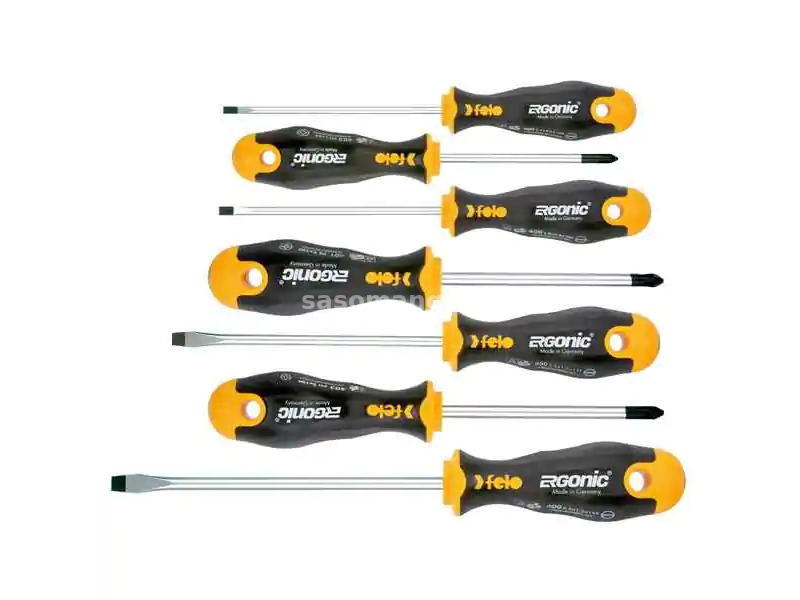 Felo set šrafcigera Felo Ergonic SL/PH/PZ 40097118 7 kom