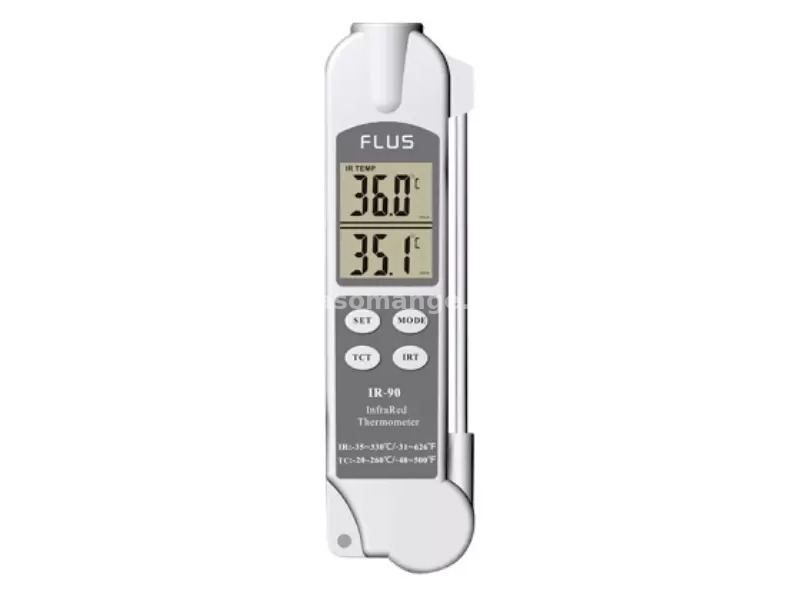 Infracrveni termometar sa sondom FLUS IR 90
