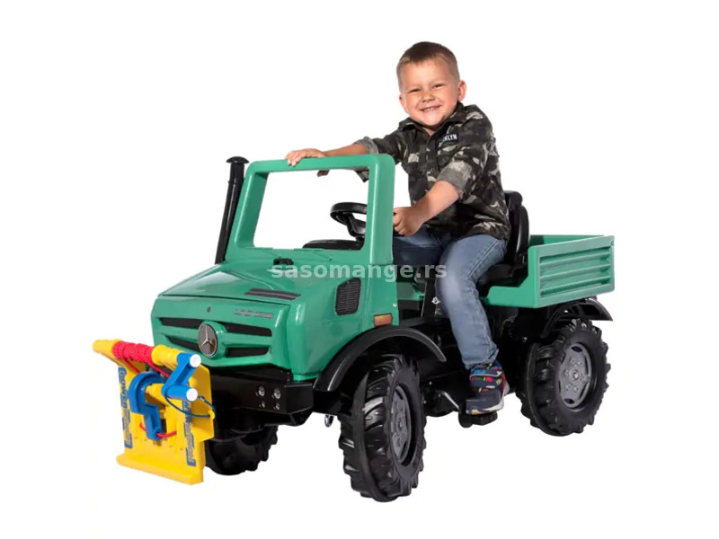 Kamion na pedale sa vitlom šumar Unimog Rolly Toys
