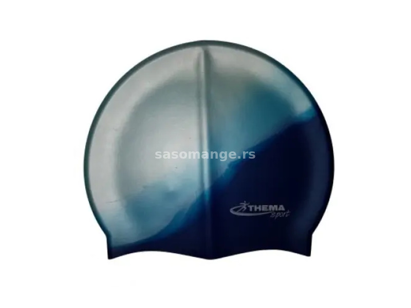 Kapica za plivanje silikonska MC 404 teget-bela