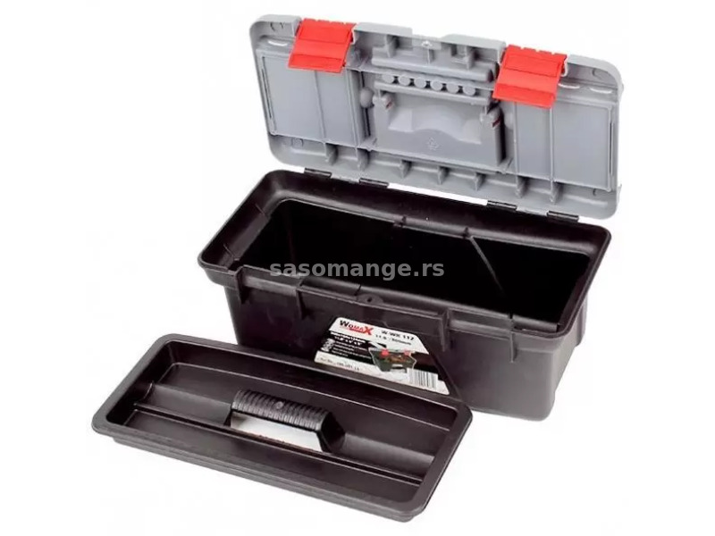 Kofer kutija za alat 250x126x98 mm plastični WOMAX