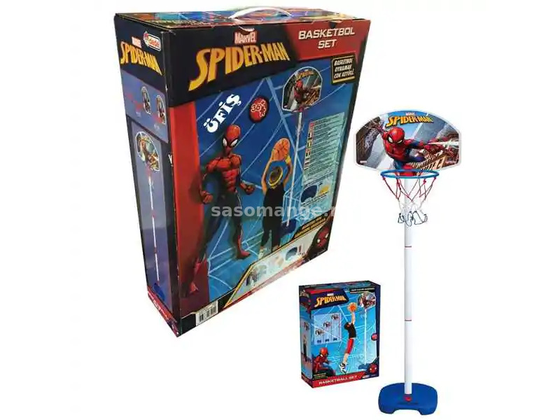 Koš set SpiderMan 75-115-155 cm Dede