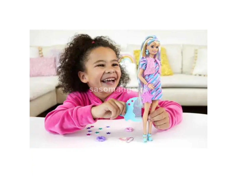 Lutka Barbie sa farbom za kosu