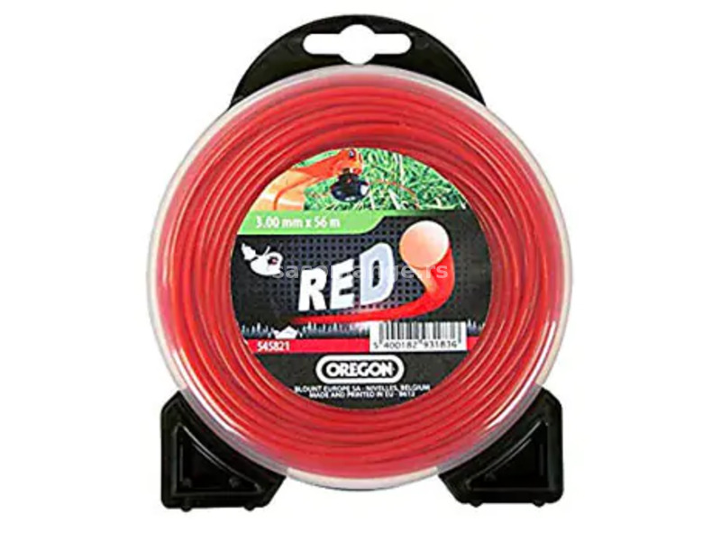 Oregon Silk za trimer, red roundline 2.7mm x 65m 552692