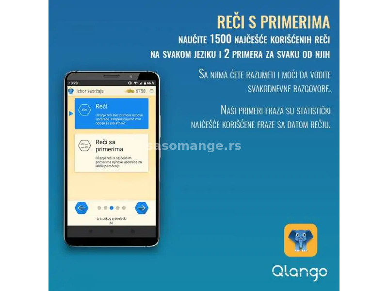 Qlango Premium učenje stranih jezika licenca 1 god