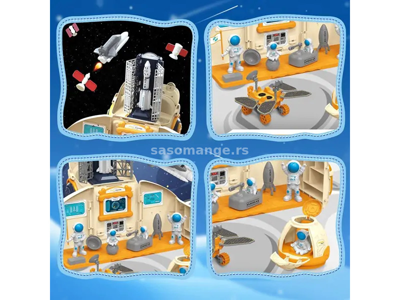 Ranac za decu Svemirski brod, stanica, astronaut 2u1