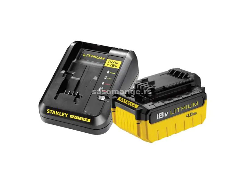 Stanley FMC694M1 brzi punjač 18V/14.4V 2A i 1x4.0Ah baterija