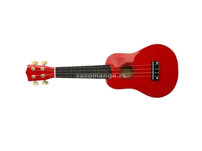 Ukulele crvene sa torbicom Moller