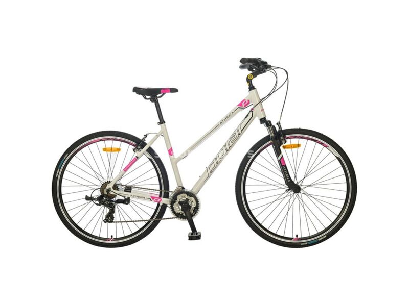 POLAR Bicikl polar athena white-pink size l