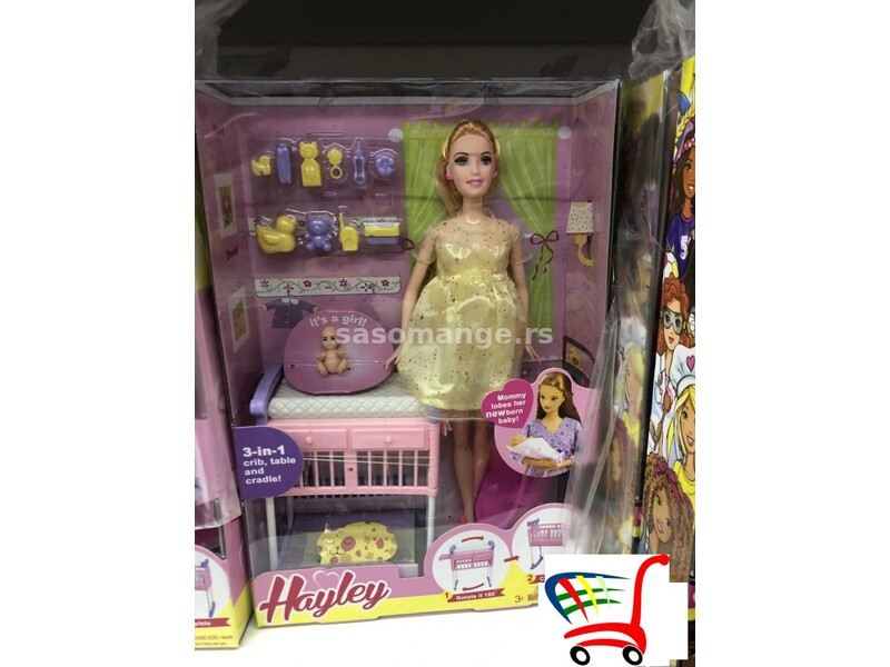 Barbika (Barbie) set sa bebom,kuhinjom.. vise modela - Barbika (Barbie) set sa bebom,kuhinjom.. v...