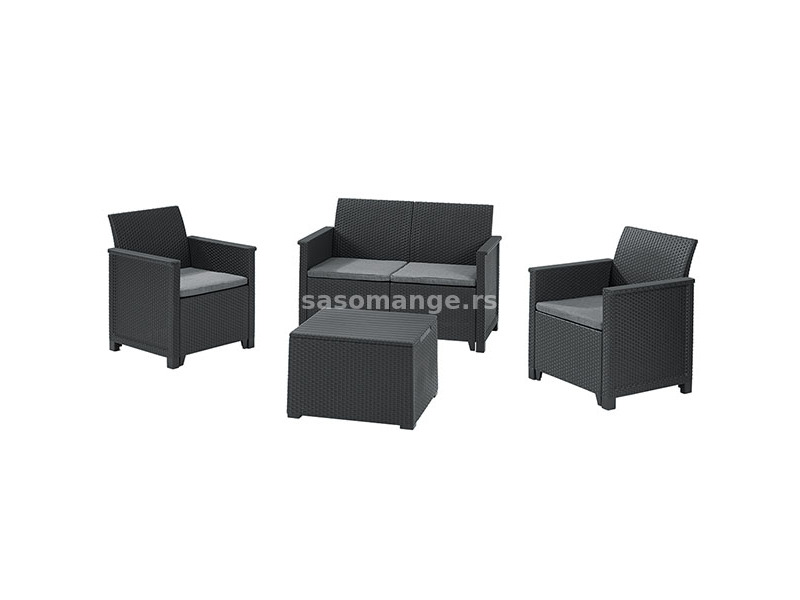 Baštenska garnitura Elodie 2 seater grafit Curver CU 253948