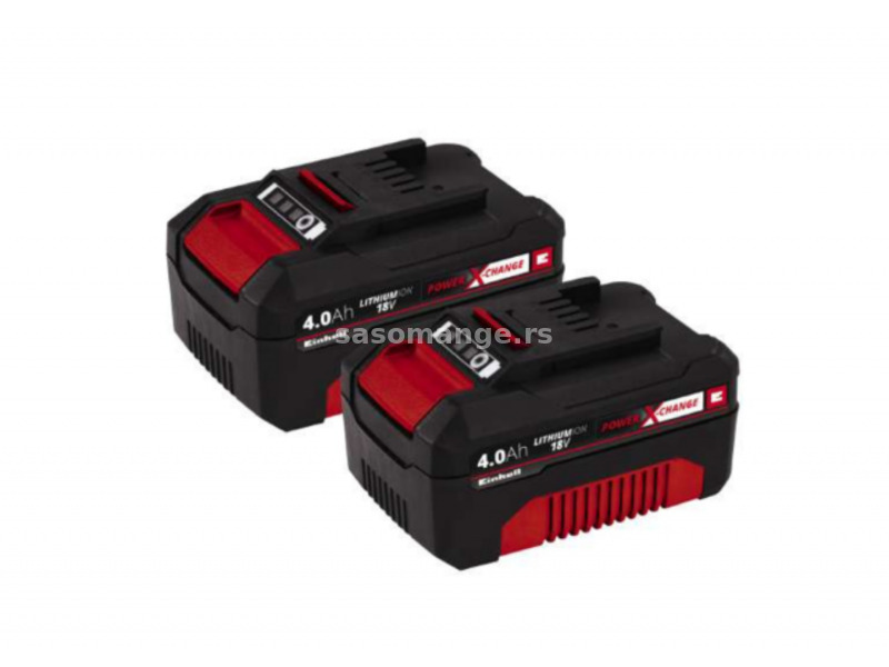 Set baterija Einhell PXC Twinpack 18 V, 2 x 4 Ah - 4511489