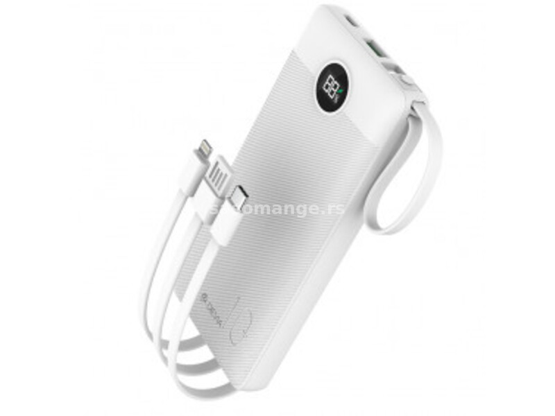 Devia Extreme Speed Series Full Compatible 22.5W Power Bank Built-in 4 Cables (10000mAh) Beli