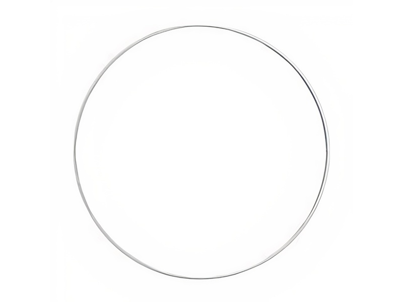 Beli metalni krug za završnu obradu 1 kom - izaberi veličinu