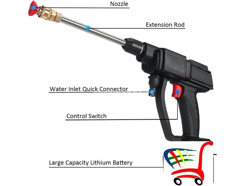 Bezicni pistolj pod pritiskom za pranje - Bezicni pistolj pod pritiskom za pranje