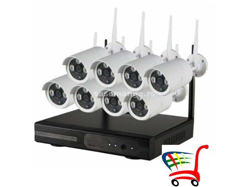 Bezicni video nadzor WiFi Kit 5G + 8 kamera - Bezicni video nadzor WiFi Kit 5G + 8 kamera
